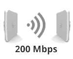 Point to Point 200Mbps 5GHz link - LNKSXTSQL5-1