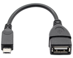 USB to microUSB cable adapter